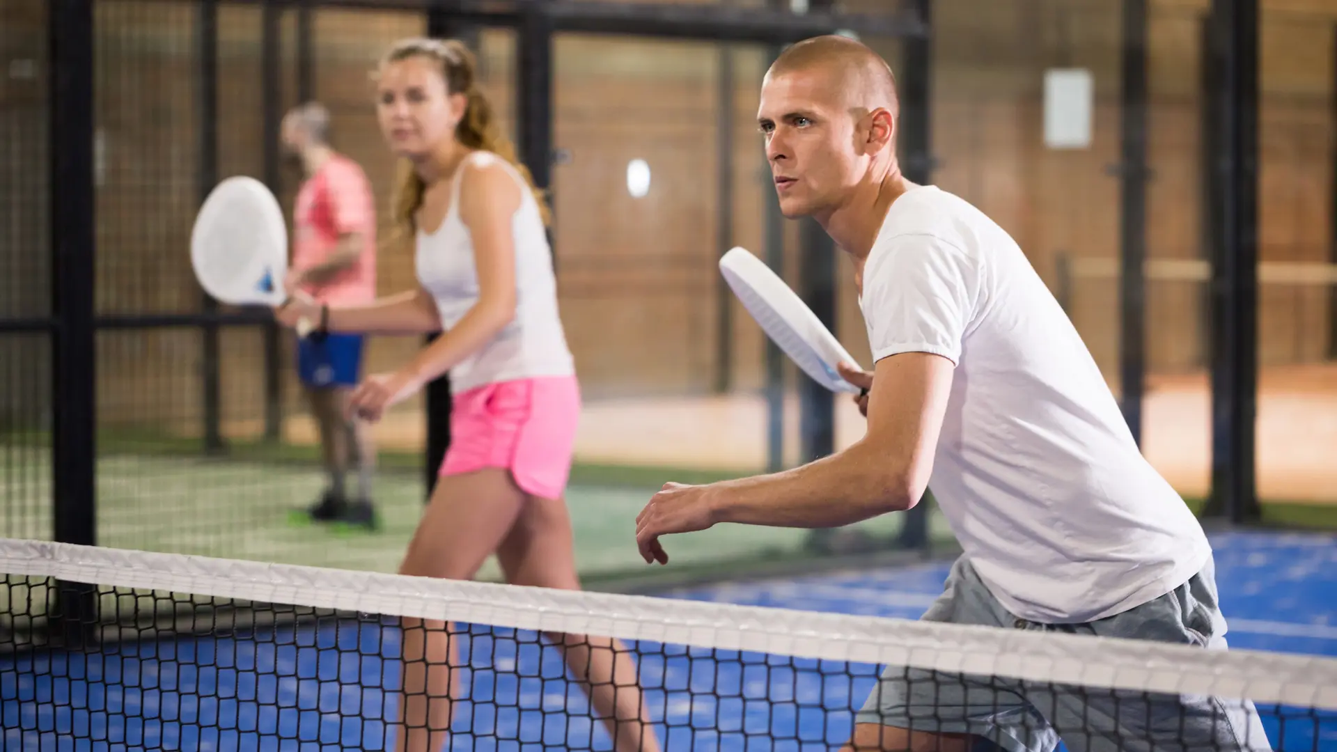 Tennis wedstrijd